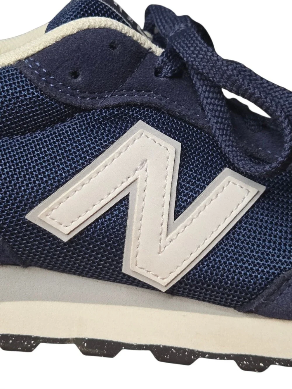 New Balance Mens Navy Blue Classics 515 VR Suede Sneakers Size 10